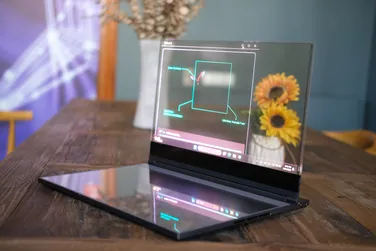 Lenovo's transparent Laptop