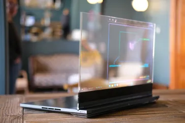 Lenovo's transparent Laptop